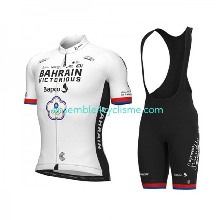 Tenue Maillot + Cuissard à Bretelles 2022 Team Bahrain Victorious N002